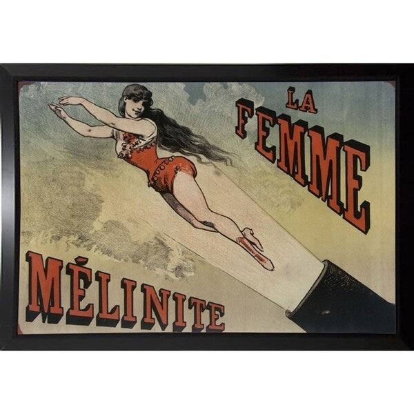 Circus la Femme Mélanite-VINAPP120160 Print 9.25"x13.75" by Vintage Apple Collection