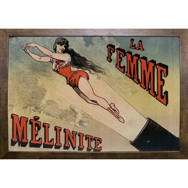 Circus la Femme Mélanite-VINAPP120160 Print 9.25"x13.75" by Vintage Apple Collection