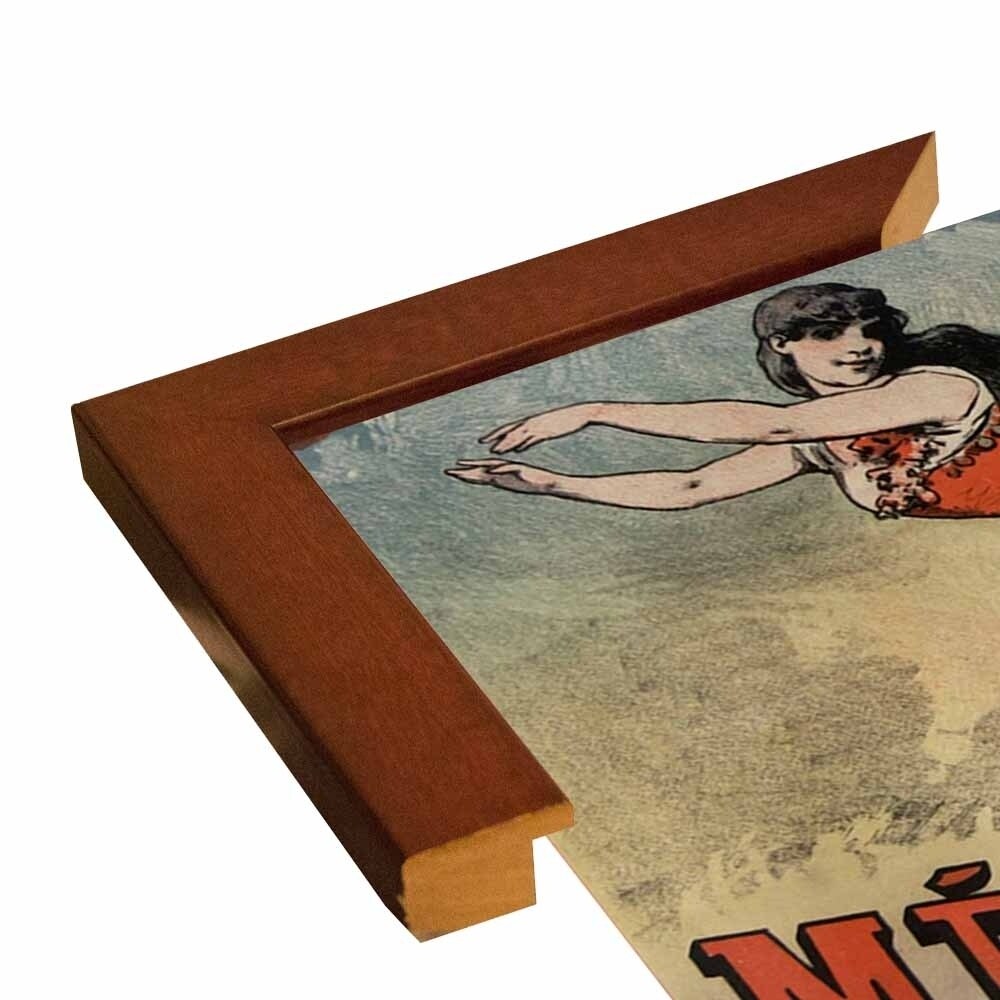 Circus la Femme Mélanite-VINAPP120160 Print 9.25"x13.75" by Vintage Apple Collection
