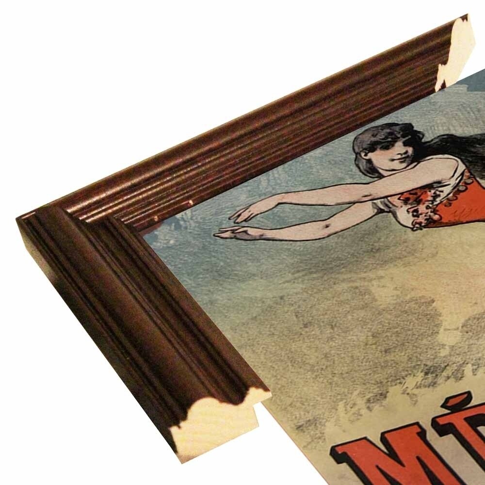 Circus la Femme Mélanite-VINAPP120160 Print 9.25"x13.75" by Vintage Apple Collection