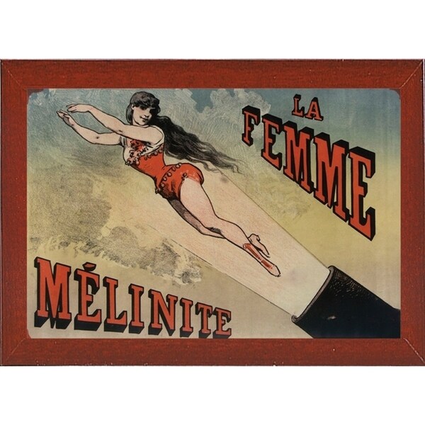 Circus la Femme Mélanite-VINAPP120160 Print 9.25"x13.75" by Vintage Apple Collection