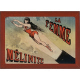 Circus la Femme Mélanite-VINAPP120160 Print 9.25"x13.75" by Vintage Apple Collection