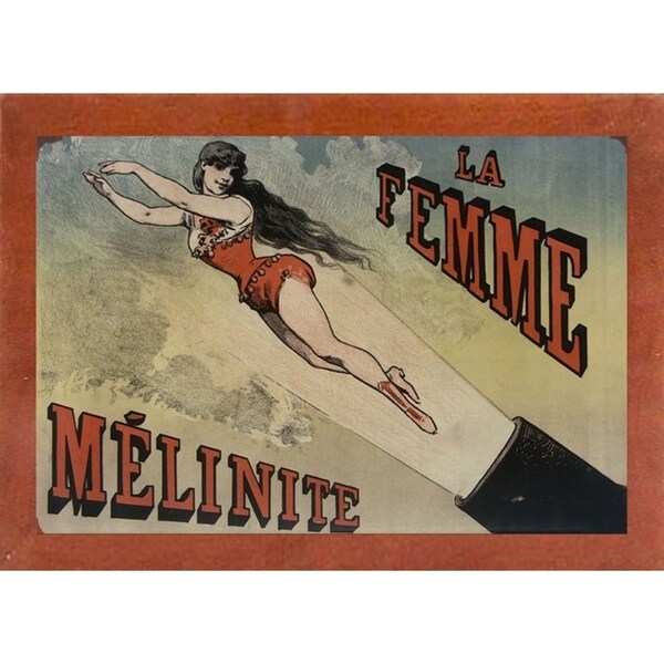 Circus la Femme Mélanite-VINAPP120160 Print 9.25"x13.75" by Vintage Apple Collection