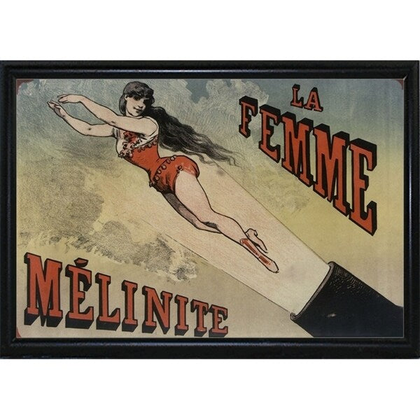 Circus la Femme Mélanite-VINAPP120160 Print 9.25"x13.75" by Vintage Apple Collection