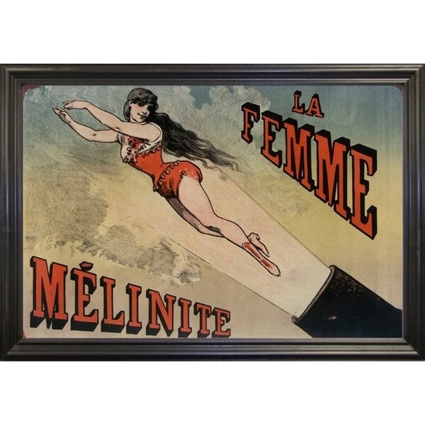 Circus la Femme Mélanite-VINAPP120160 Print 9.25"x13.75" by Vintage Apple Collection