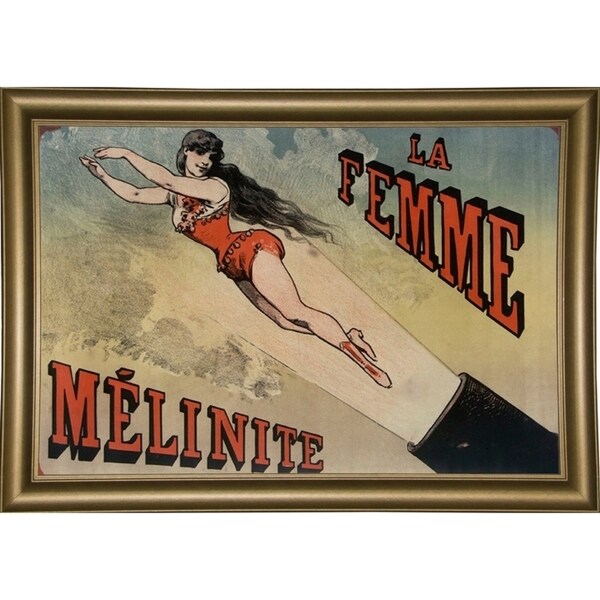 Circus la Femme Mélanite-VINAPP120160 Print 9.25"x13.75" by Vintage Apple Collection