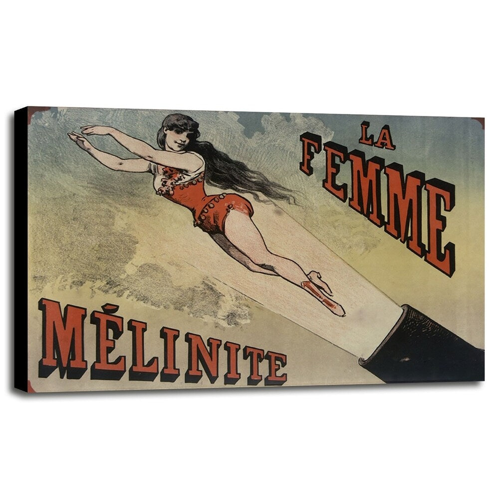 Circus la Femme Mélanite-VINAPP120160 Print 9.25"x13.75" by Vintage Apple Collection