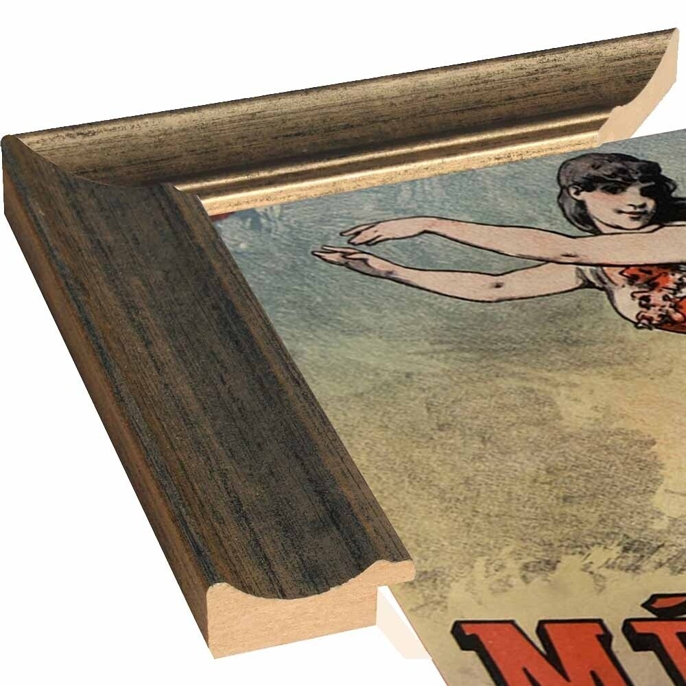 Circus la Femme Mélanite-VINAPP120160 Print 9.25"x13.75" by Vintage Apple Collection