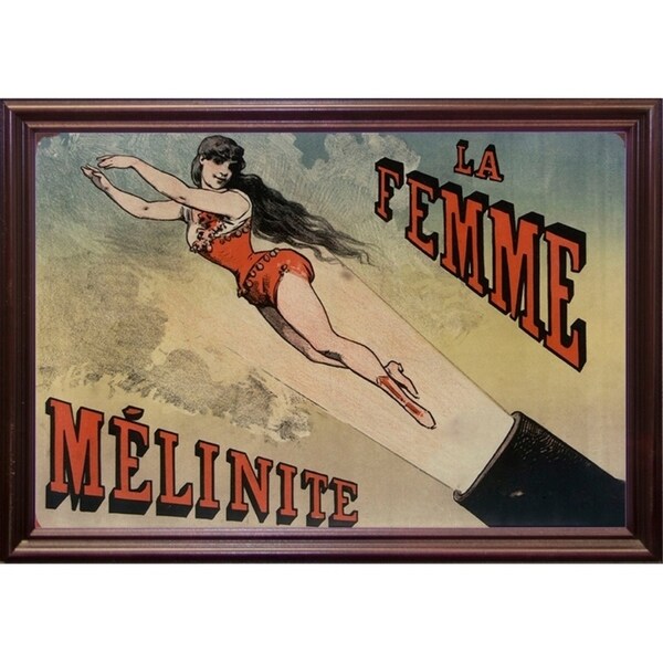 Circus la Femme Mélanite-VINAPP120160 Print 9.25"x13.75" by Vintage Apple Collection