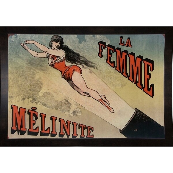 Circus la Femme Mélanite-VINAPP120160 Print 9.25"x13.75" by Vintage Apple Collection