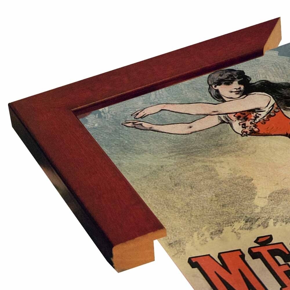Circus la Femme Mélanite-VINAPP120160 Print 9.25"x13.75" by Vintage Apple Collection