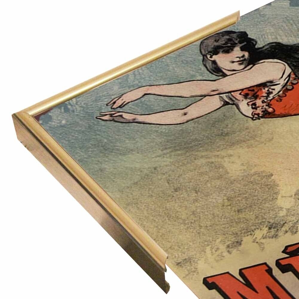 Circus la Femme Mélanite-VINAPP120160 Print 9.25"x13.75" by Vintage Apple Collection