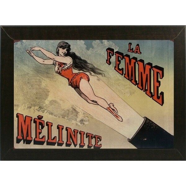 Circus la Femme Mélanite-VINAPP120160 Print 9.25"x13.75" by Vintage Apple Collection