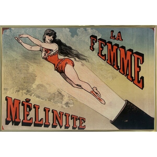 Circus la Femme Mélanite-VINAPP120160 Print 9.25"x13.75" by Vintage Apple Collection