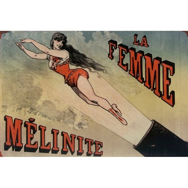 Circus la Femme Mélanite-VINAPP120160 Print 9.25"x13.75" by Vintage Apple Collection