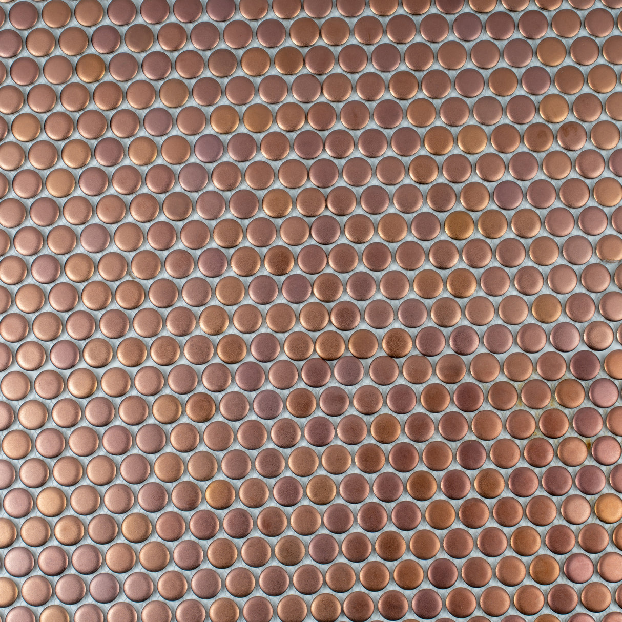 Cirkel 11.46 in. x 12.4 in. Matte Gold Porcelain Mosaic Wall and Floor Tile (9.87 sq. ft./case) (10-pack)