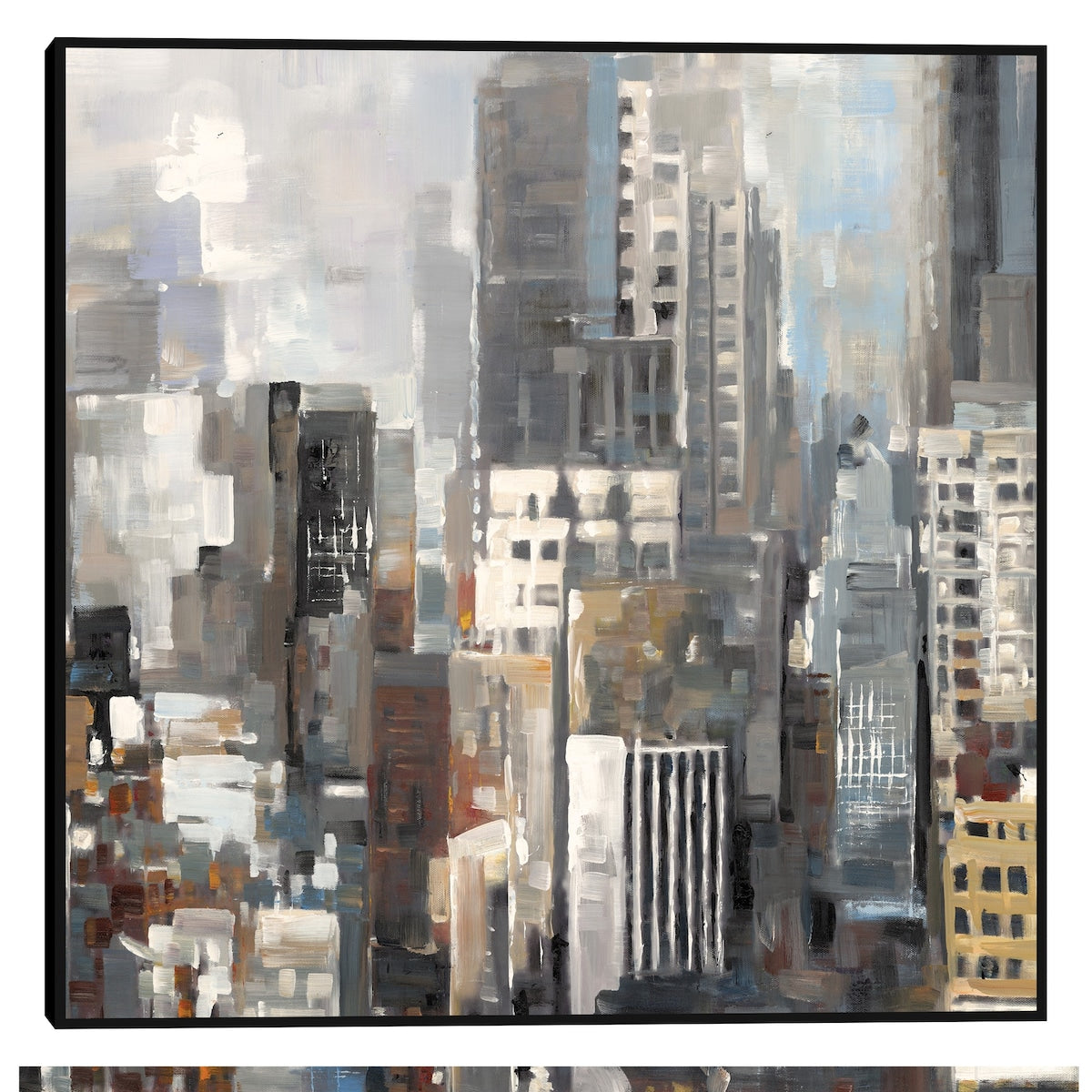 City Silhouettes Square II By Studio Arts Canvas Art Print