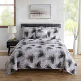 Clara Clark Bedspread Coverlet Set - Summer Quilt with Fitted Sheet and Pillow Shams - All Season Printed Bedding Set