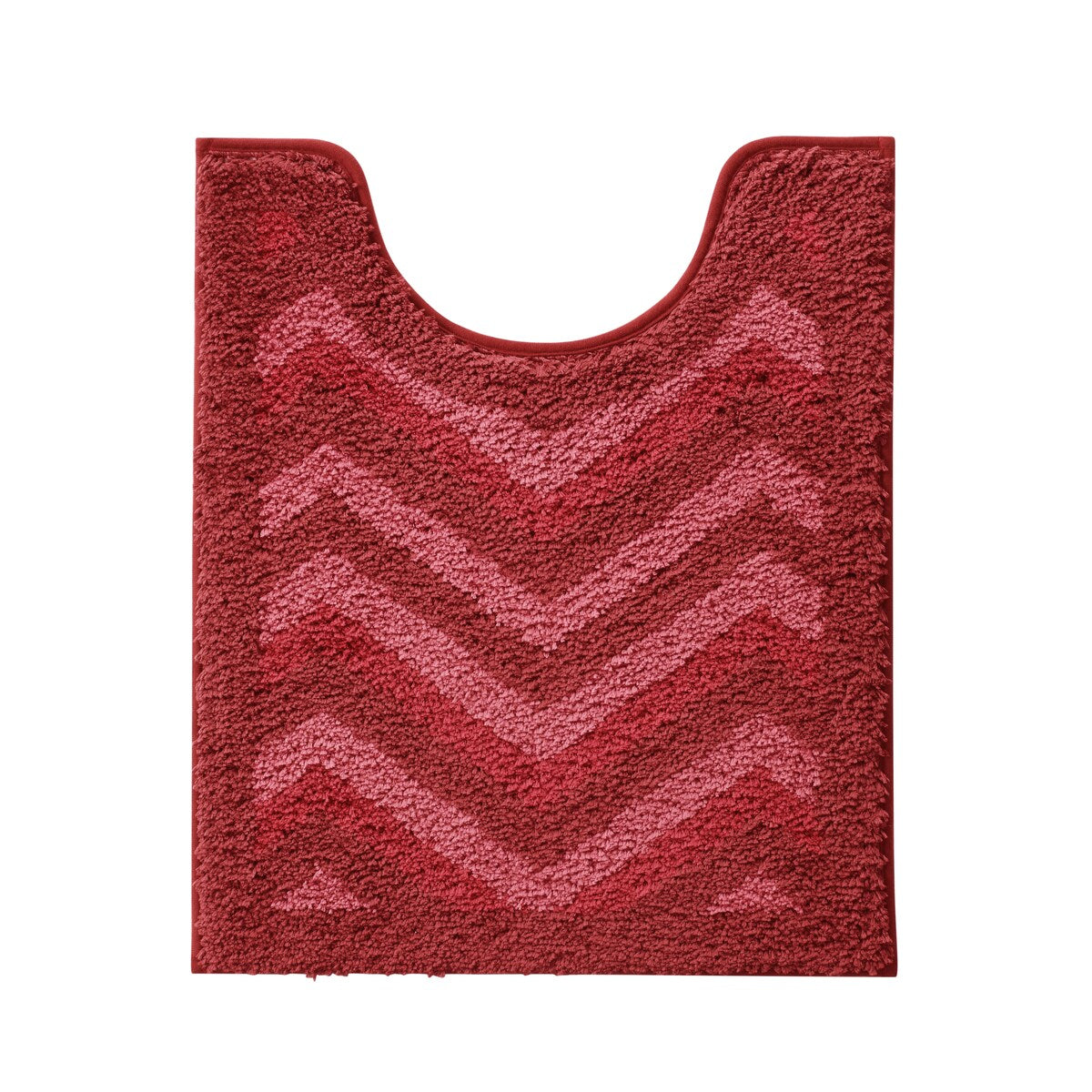 Clara Clark Non Slip Shaggy Bath Rug Set - Chevron Design Ultra Soft Bathroom Mat