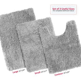 Porch & Den Lorena Shaggy/ Non-slip Rubber Backed Bath Rug Set