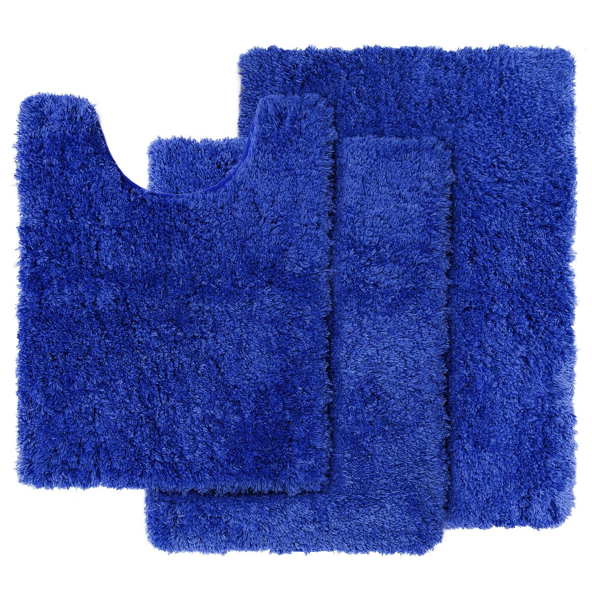 Porch & Den Lorena Shaggy/ Non-slip Rubber Backed Bath Rug Set