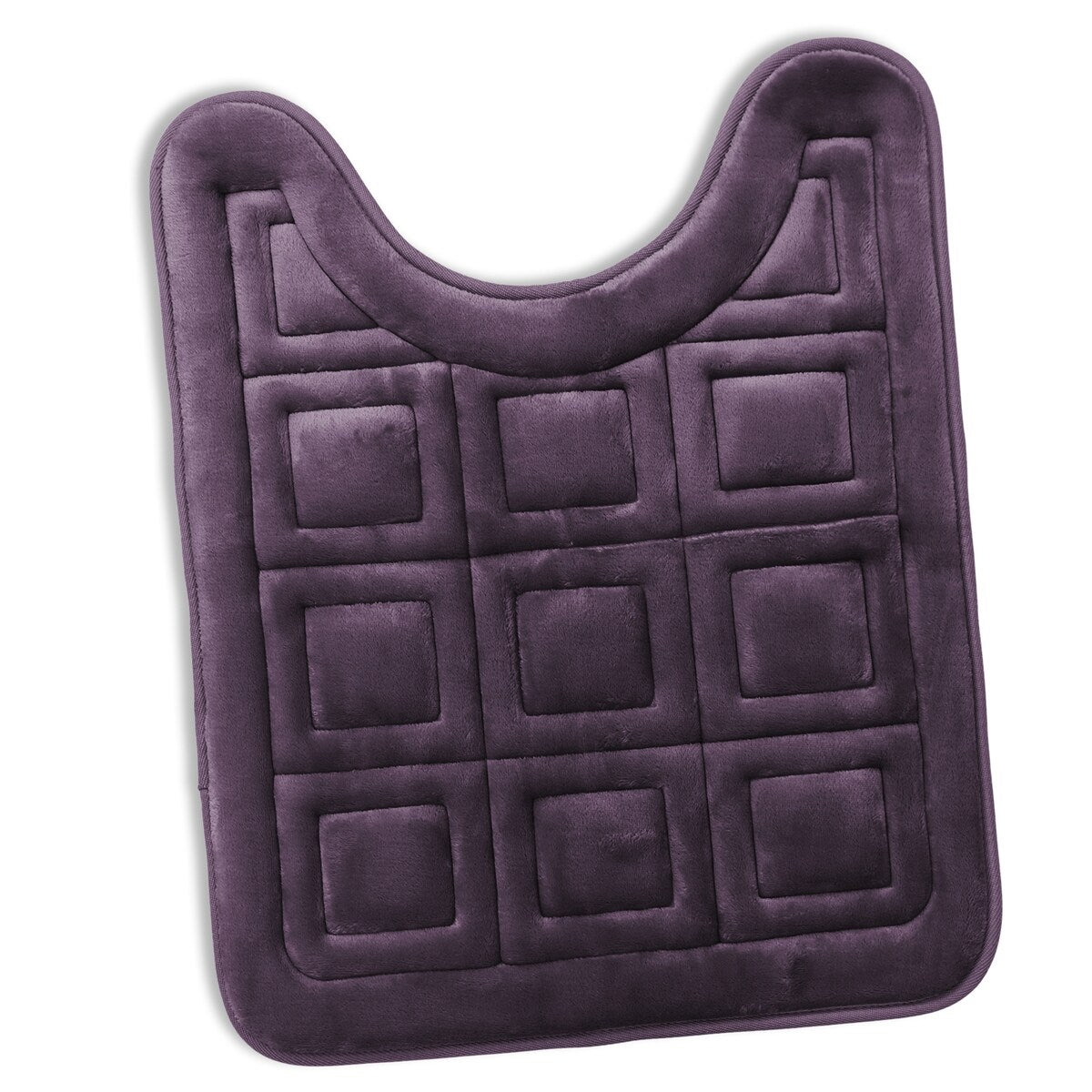 Clara Clark Ultra Soft Non Slip and Absorbent Bath Rug - Waffled Velvet Memory Foam Bath Mat