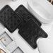 Clara Clark Ultra Soft Non Slip and Absorbent Bath Rug - Waffled Velvet Memory Foam Bath Mat
