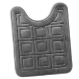 Clara Clark Ultra Soft Non Slip and Absorbent Bath Rug - Waffled Velvet Memory Foam Bath Mat