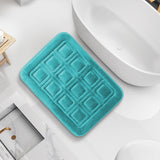 Clara Clark Ultra Soft Non Slip and Absorbent Bath Rug - Waffled Velvet Memory Foam Bath Mat