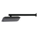 Kingston Brass Claremont 9-5/8 Inch Square Shower Head with Shower Arm