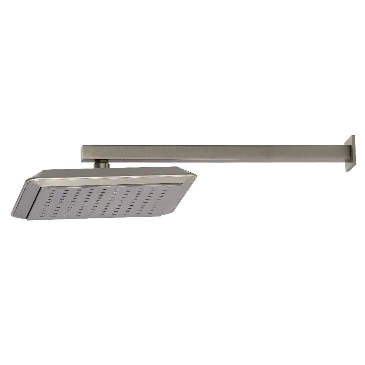 Kingston Brass Claremont 9-5/8 Inch Square Shower Head with Shower Arm