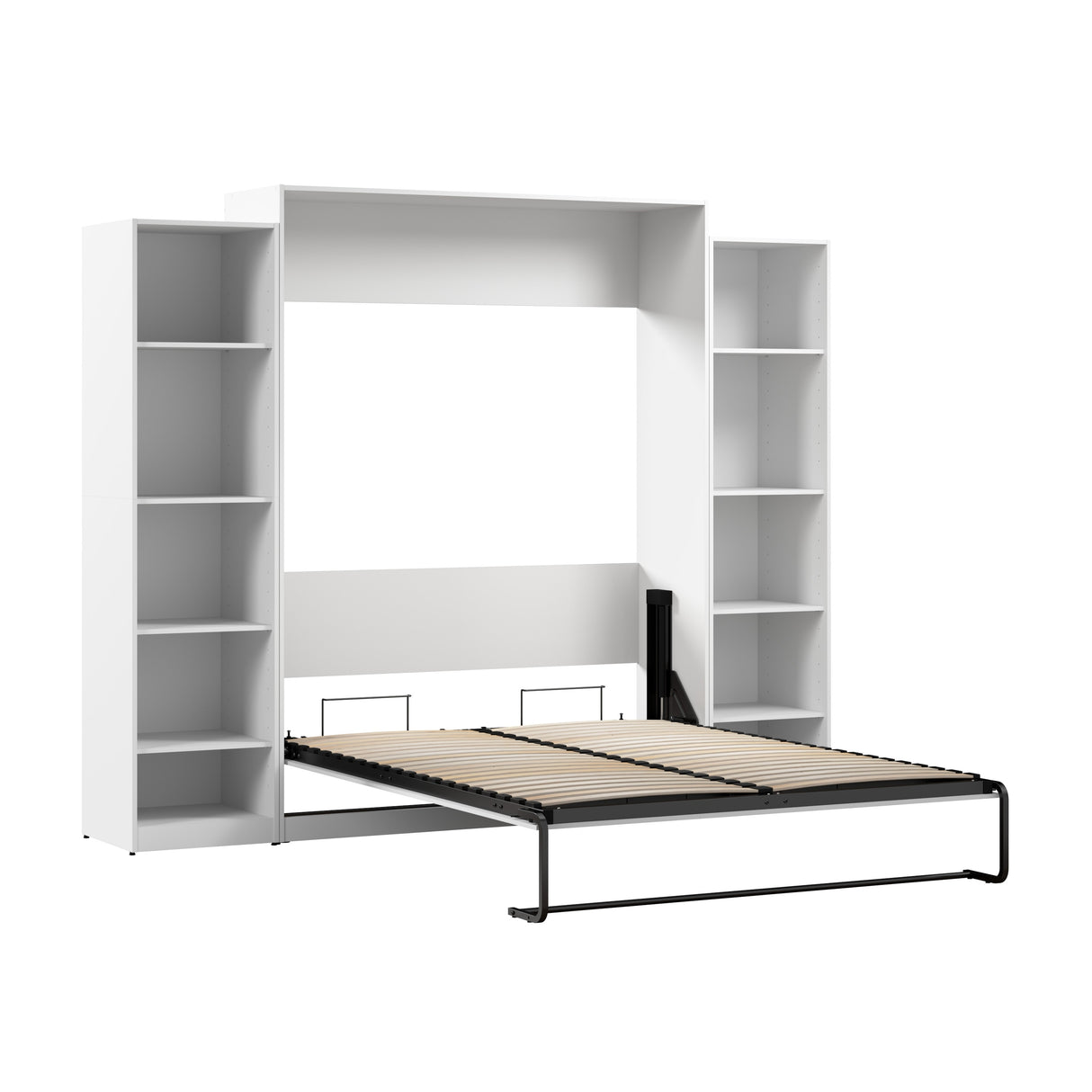 Claremont Queen Murphy Bed with Closet Organizers (105W) by Bestar
