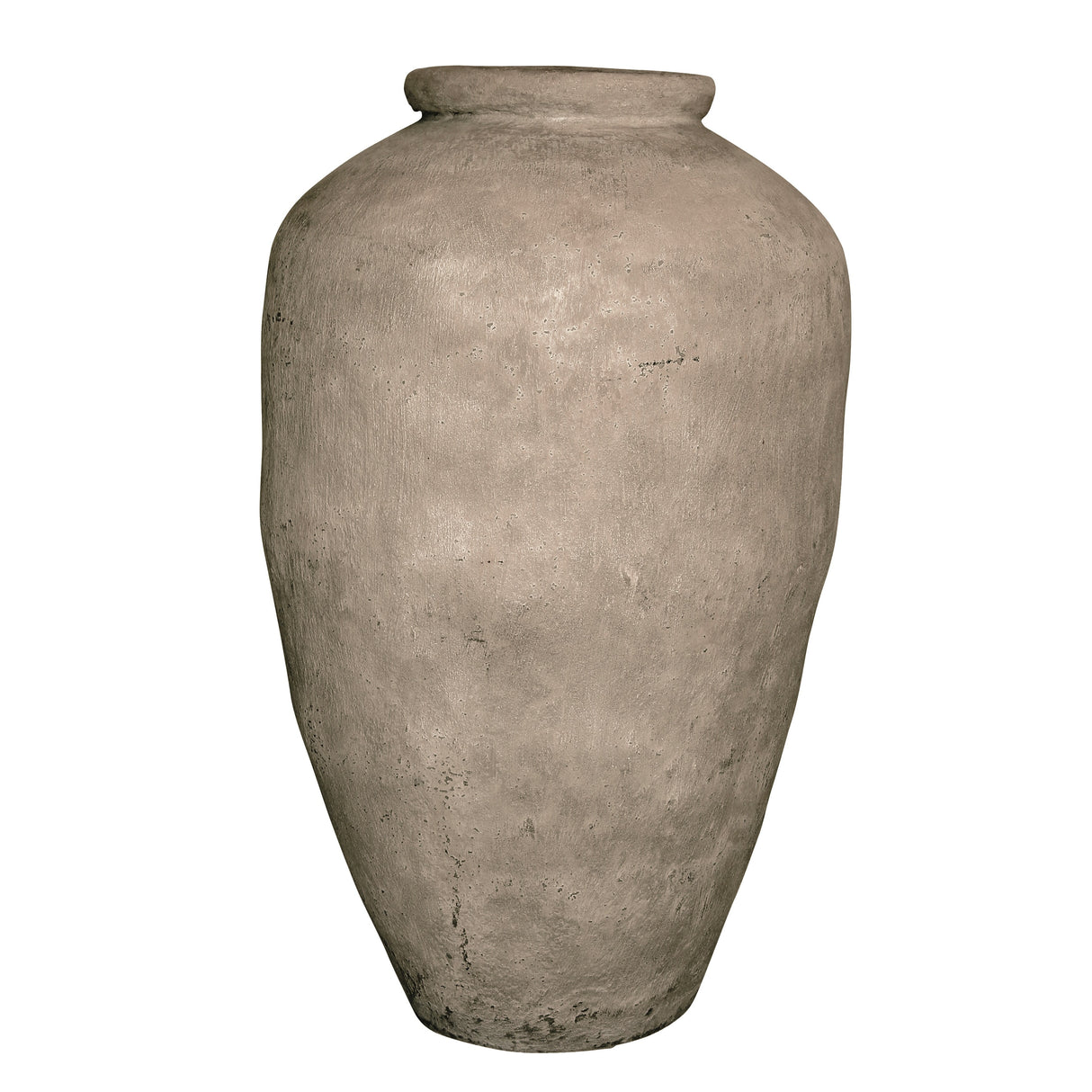 Crescent Concrete Pot Planter, Grey