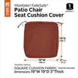 Classic Accessories Montlake Water-resistant Seat Cushion Slip Cover