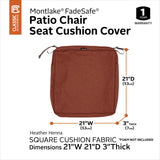 Classic Accessories Montlake Water-resistant Seat Cushion Slip Cover