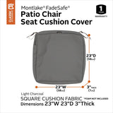 Classic Accessories Montlake Water-resistant Seat Cushion Slip Cover
