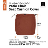 Classic Accessories Montlake Water-resistant Seat Cushion Slip Cover