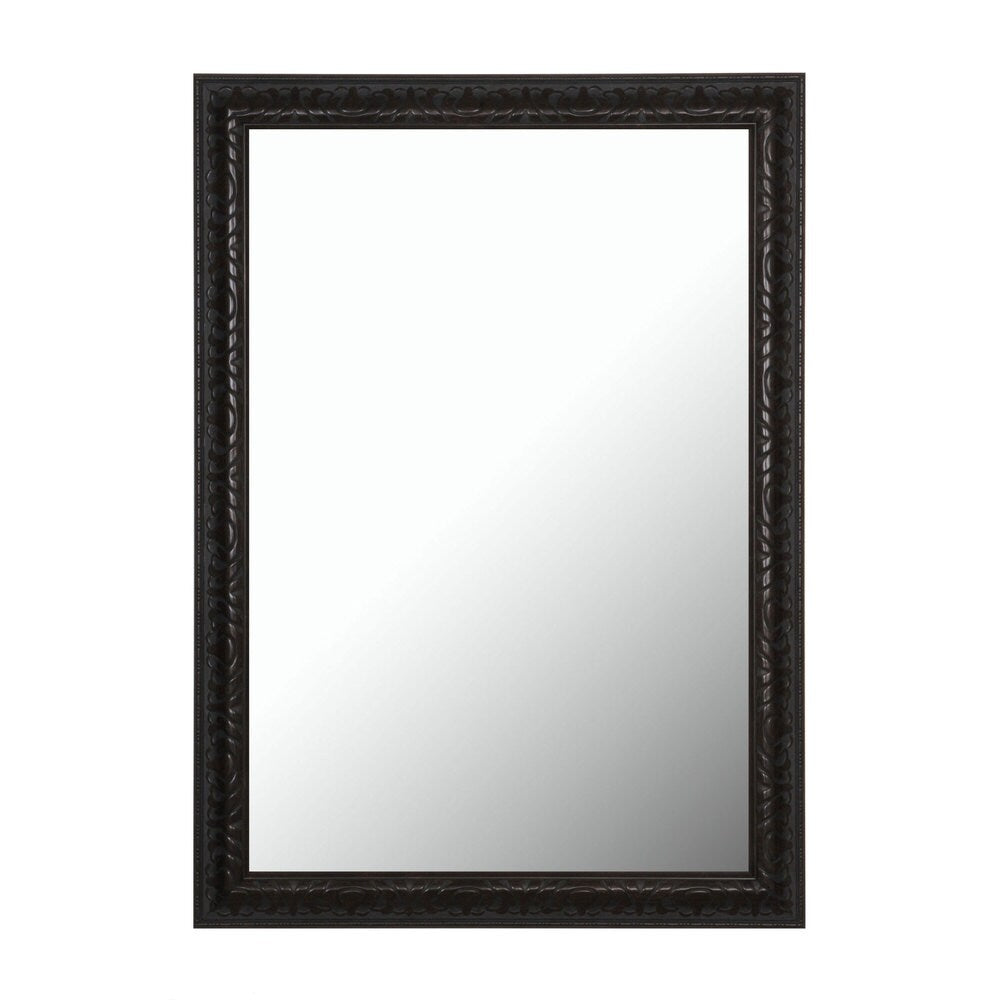 Classic Aged Accented Neutral Tones Mahogany Mirror