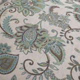 Classic Cream Floral Slipper Chair