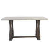 Classic Farmhouse Rectangle Kitchen Table