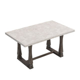 Classic Farmhouse Rectangle Kitchen Table