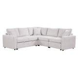 Classic L-shaped Modular Sofa Convertible Sectional Sofa