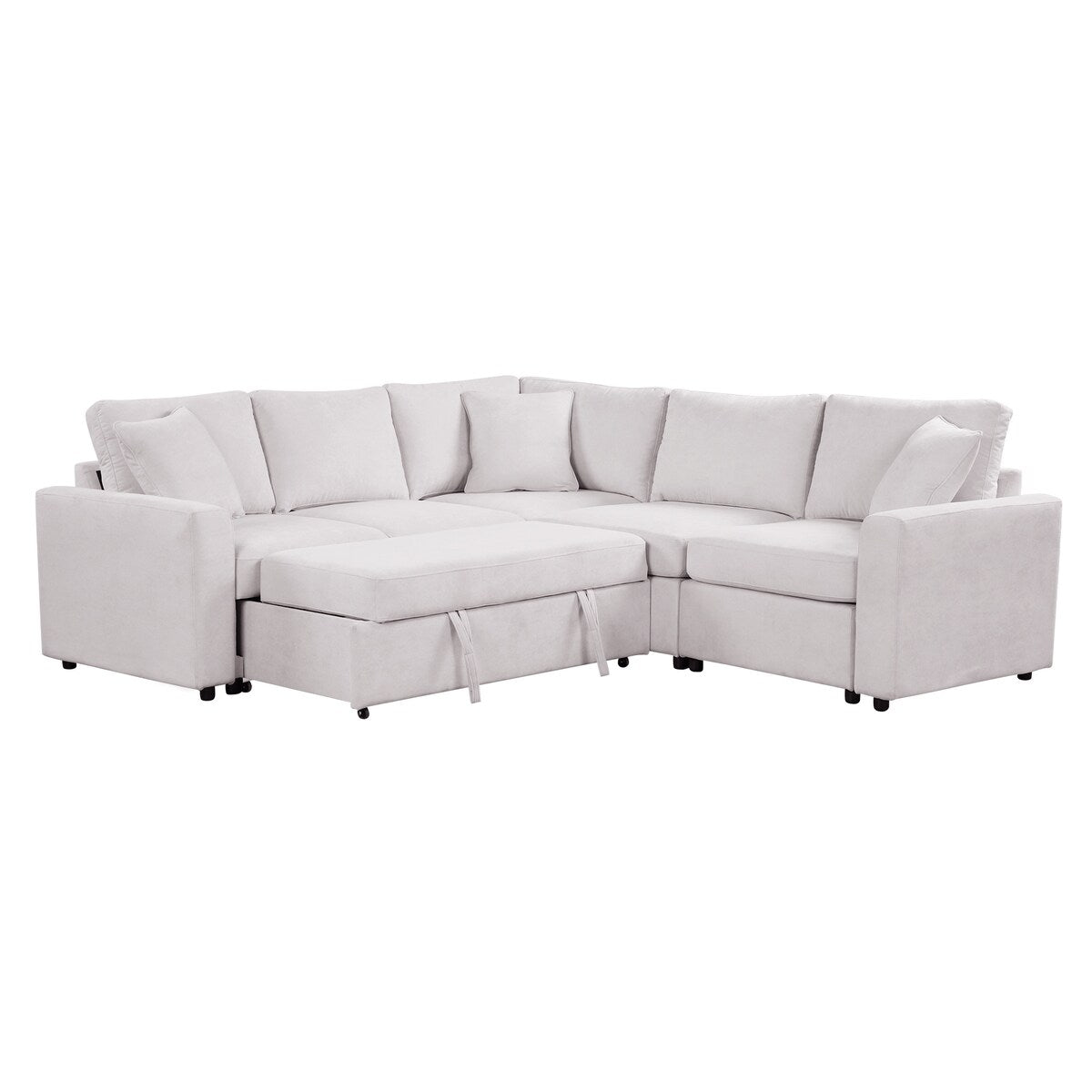 Classic L-shaped Modular Sofa Convertible Sectional Sofa