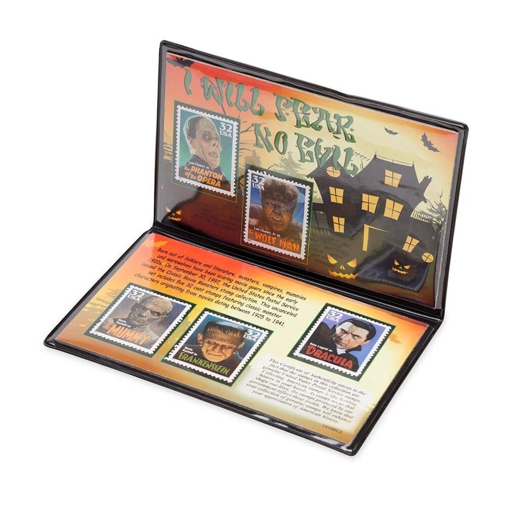 Classic Movie Monster Stamp Collection