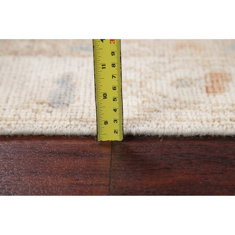 Classic Oushak Traditional Hand Knotted Oriental Wool Turkish Rug - 5'11" x 2'1" Runner