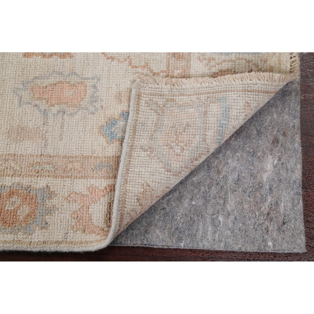Classic Oushak Traditional Hand Knotted Oriental Wool Turkish Rug - 5'11" x 2'1" Runner