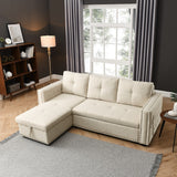 Classic Sectional sofa with pulled out bed