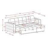 Classic Sectional sofa with pulled out bed