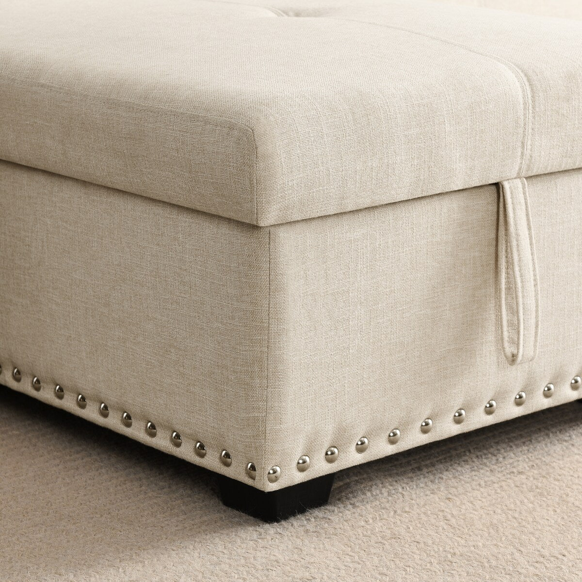 Classic Sectional sofa with pulled out bed