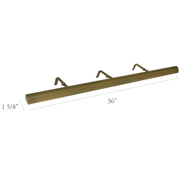 Classic Series LED Picture Light, Antique Brass, 36"